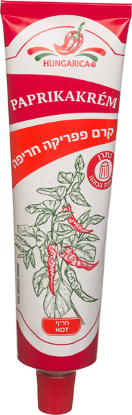 קרם פפריקה חריפה בשפופרת