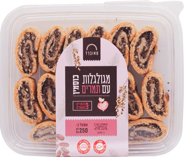 מגולגלות כוסמין עם תמרים