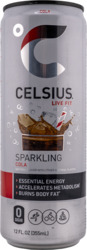Celsius Sparkling Cola Dietary Supplement Energy Drink