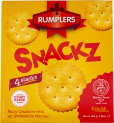 Snackz Salty Crackers Packs 4 ct