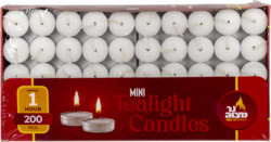 Mini Tea Light Candles 200 pcs