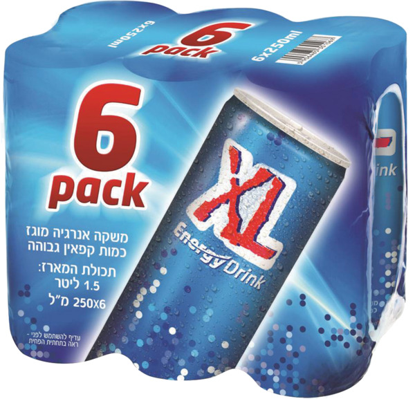 משקה אנרגיה 6 יחידות