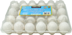 Grade Aa Large Cage Free Eggs 24 ct