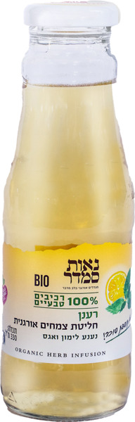 חליטת צמחים נענע לימון אורגני 330 מ"ל - נאות סמדר