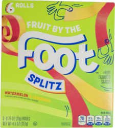 Fruit Flavor Foot Splitz 6 ct