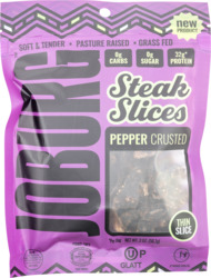 Steak Slices Pepper Crusted