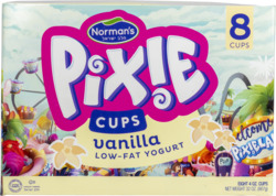 Pixie Vanilla Low-Fat Yogurt Cups 8 pk