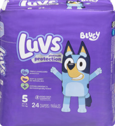 Luvs Pltnm Jumbo #5/