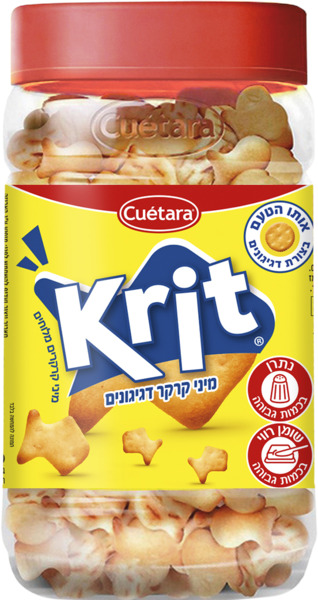 מיני קרקרים דגיגונים קואטרה קריט 350 גרם
