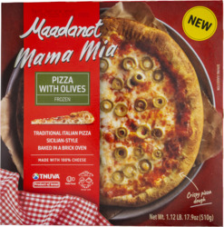 Frozen Mama Mia Pizza with Olives