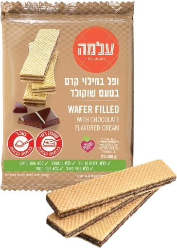 וופל שוקו' עלמה קלאסי 200 גר