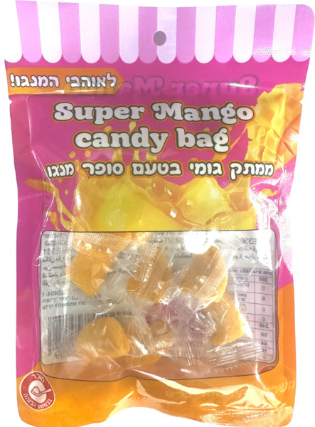 ממתק גומי בטעם סופר מנגו