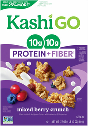 Protein + Fiber Mixed Berry Crunch Cereal