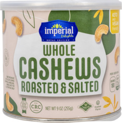 Roasted & Salted Whole Cashews
