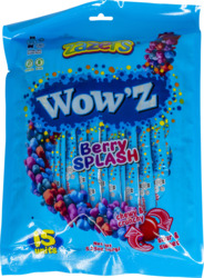 Wow'z Sour & Sweet Berry Splash 15 ct