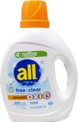 Free Clear Advanced Oxi Liquid Detergent