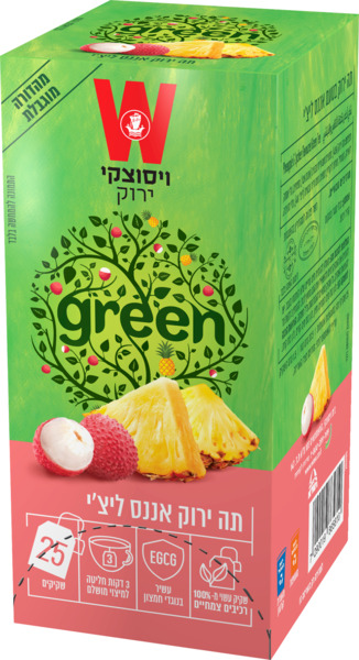 תה ירוק אננס ליצי ויסוצקי 25 שק 86 גר