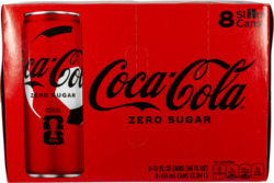 Zero Sugar Soda Slim Cans 8 ct