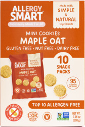 Mini Maple Oat Cookies Snack Packs 10 ct