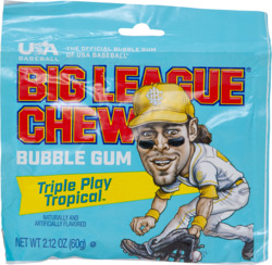 Triple Play Tropical Flavor Bubble Gum