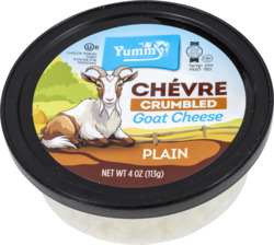 Chevre Crumbled Plain Goat Cheese [Kfp]