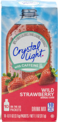 Wild Strawberry Drink Mix with Caffeine 10 ct