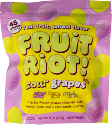 Fruit Riot Mixed Sour Grapes Candy