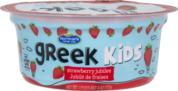 Greek Kids Strawberry Jubilee Yogurt