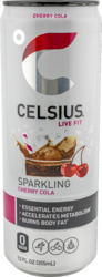 Sparkling Cherry Cola Energy Drink