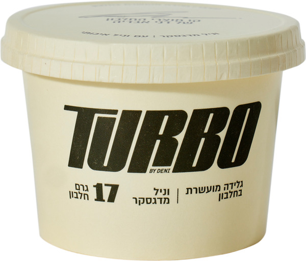 טורבו גלידת חלבון בטעם וניל