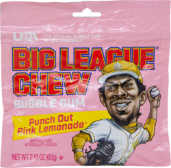 Pink Lemon Punch Out Flavor Bubble Gum