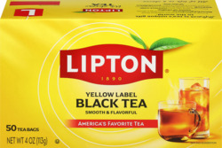 Smooth & Flavorful Yellow Label Black Tea 50 ct