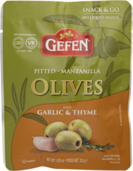 Pitted Olives with Garlic & Thyme