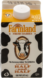 Farmland Half & Half 1 Pint