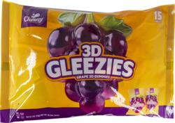 3D Gleezies Grape Gummies Pouches 15 ct