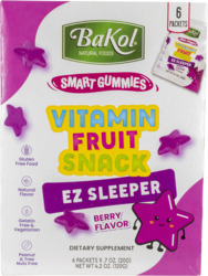 Vitamin Berry Flavor Fruit Snack Packets 6 ct