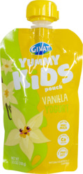 Yummy Kids Vanilla Yogurt Pouch