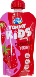 Yummy Kids Pouch Strawberry Yogurt
