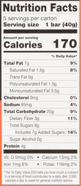 Healthy Grains Peanut Butter Dark Chocolate Bars 5 ct 3