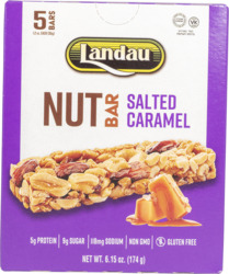 Salted Caramel Nut Bars 5 ct