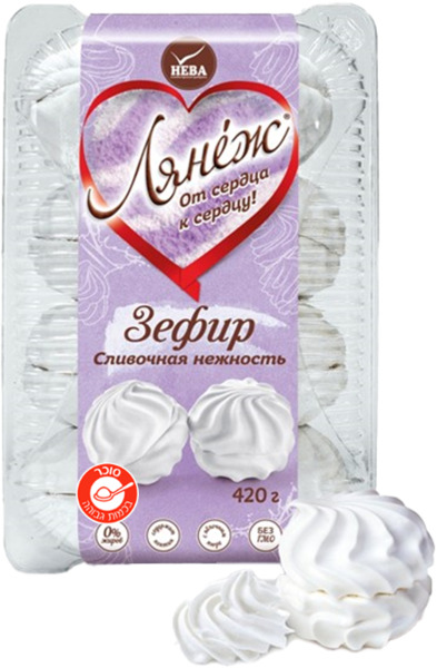 זפיר בטעם חמאה 420 גרם NEVA