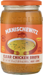 Real Chicken Broth in Clear Jar [KFP]