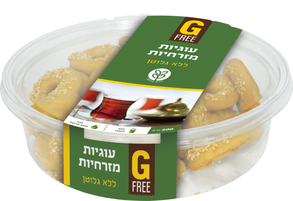 עוגיות מזרחיות ללא גלוטן 200 גרם - מידע תזונתי