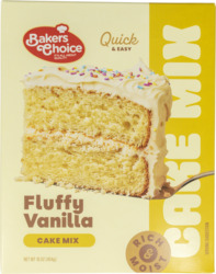 Quick & Easy Fluffy Vanilla Cake Mix