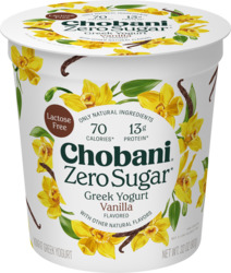 Zero Sugar Vanilla Flavored Nonfat Greek Yogurt