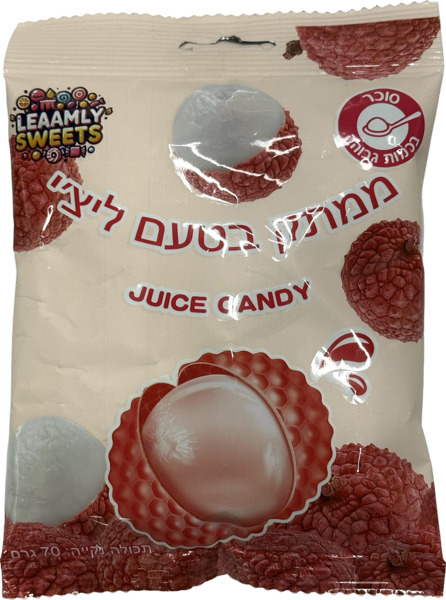 ממתק בטעם ליצ'י 70ג'