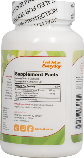 Apple Cider Vinegar Capsules 60 ct 2