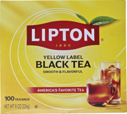 Yellow Label Black Tea Bags 100 ct
