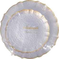 7.5" Salad & 10.25 Dinner Plates 24 ct