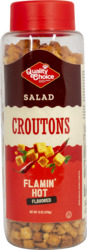 Flamin' Hot Flavored Salad Croutons